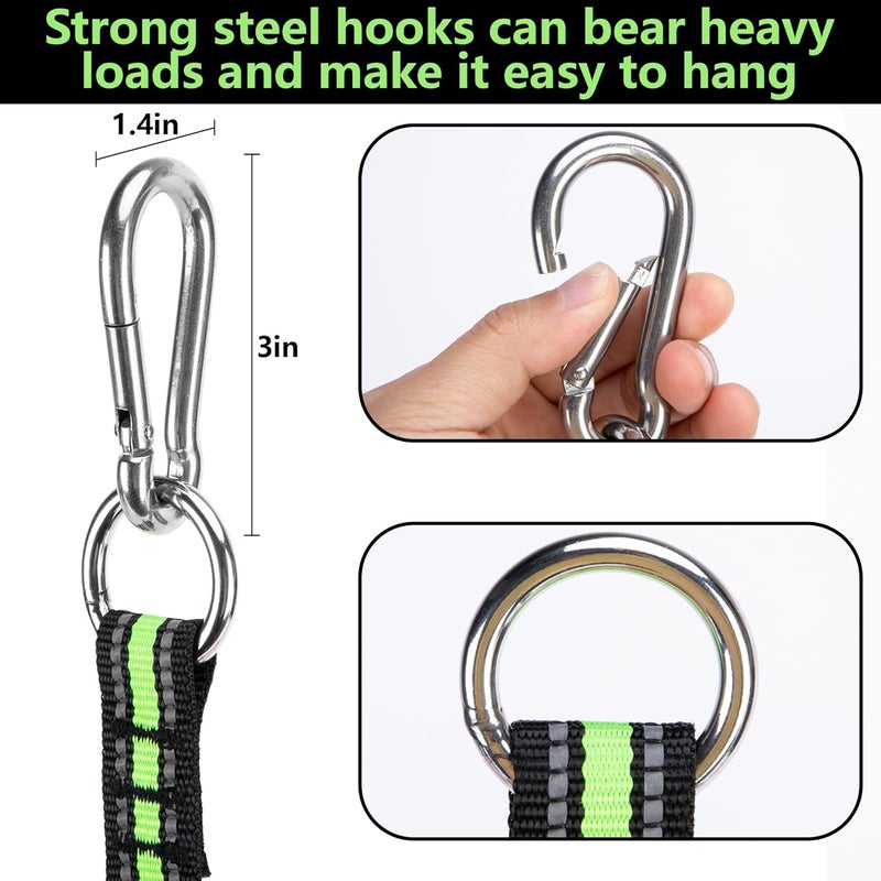 LFUTARI Boat Rope Ladder, 4 Step Heavy Duty 440lbs Strength Foldable Boarding Rope Ladder, Climbing Rope Ladder for Inflatable Boat, Pontoon Boat, Kayak, Motorboat, Sailboat, Canoeing - Image 5